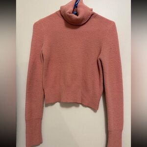 Zara soft pink turtleneck